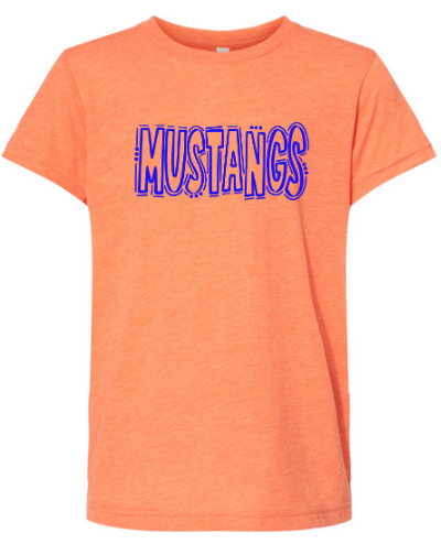 Mustang Doodle Youth Short Sleeve Tee