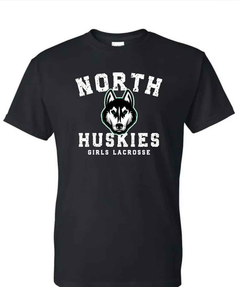North Huskies Girls Lacrosse big dog face