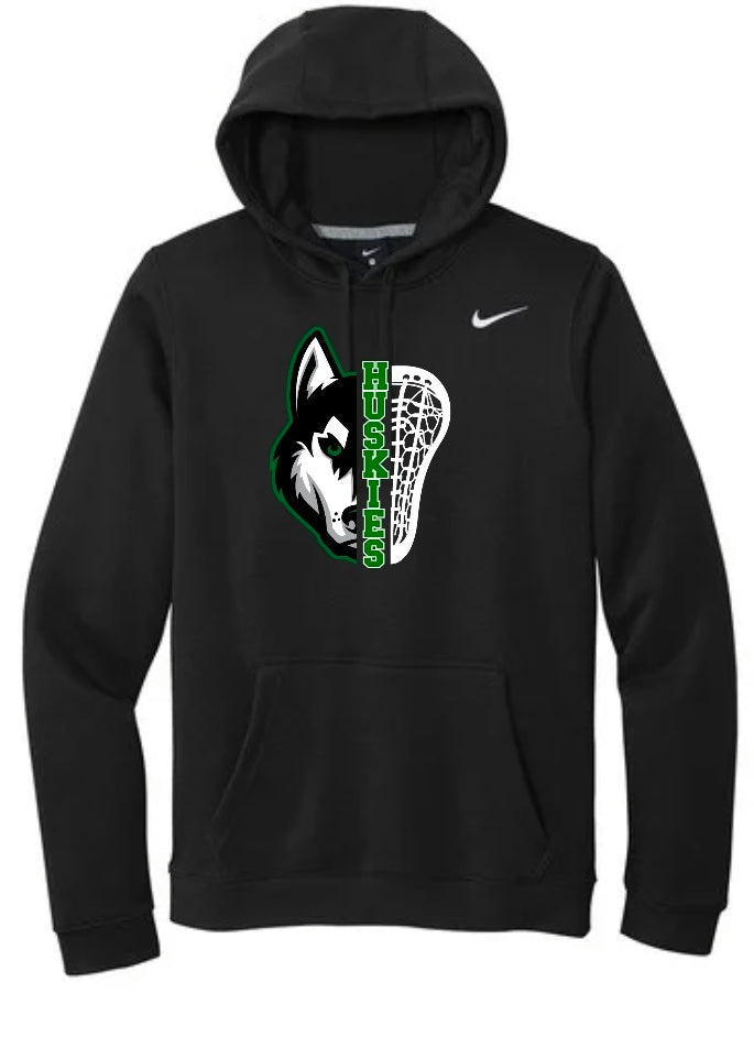 HUSKIES HALF DOG AND LACROOSE HEAD