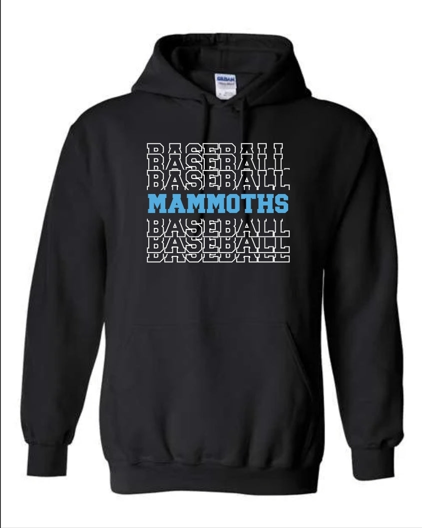 Mammoth Baseball stacked Hoodie