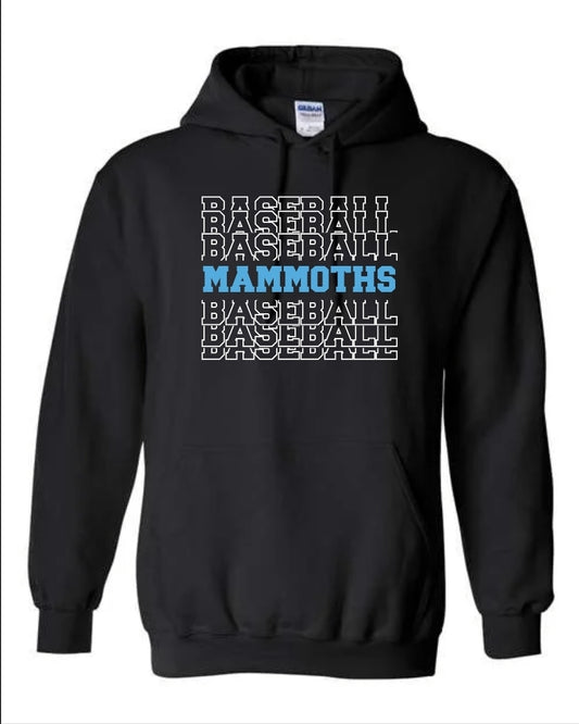 Mammoth Baseball stacked Hoodie