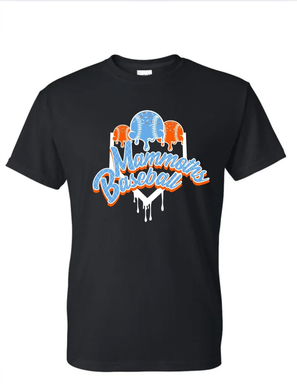 Mammoths Baseball Drip Tee