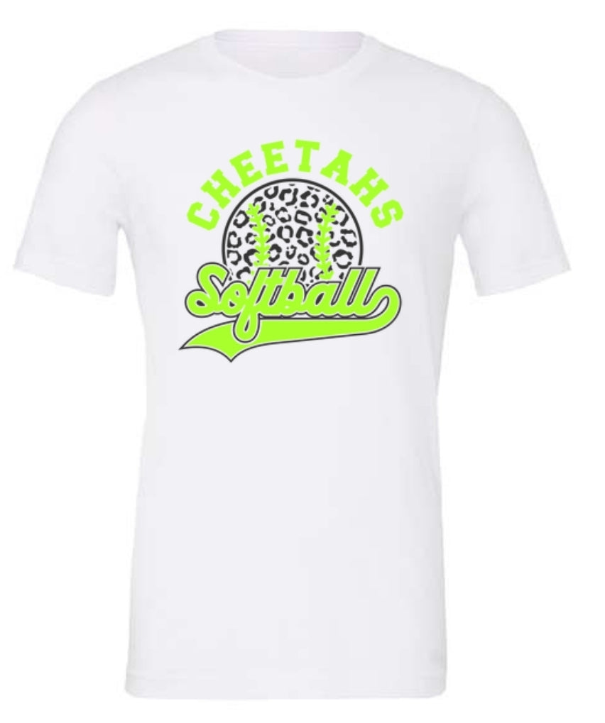 Cheetahs Softball Cheetah Ball TEE