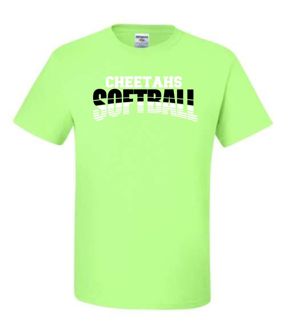 Cheetahs Softball Design TEE