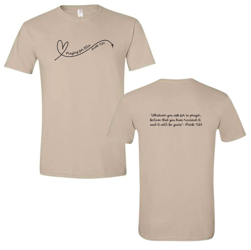 Praying for Ella Adult Tee