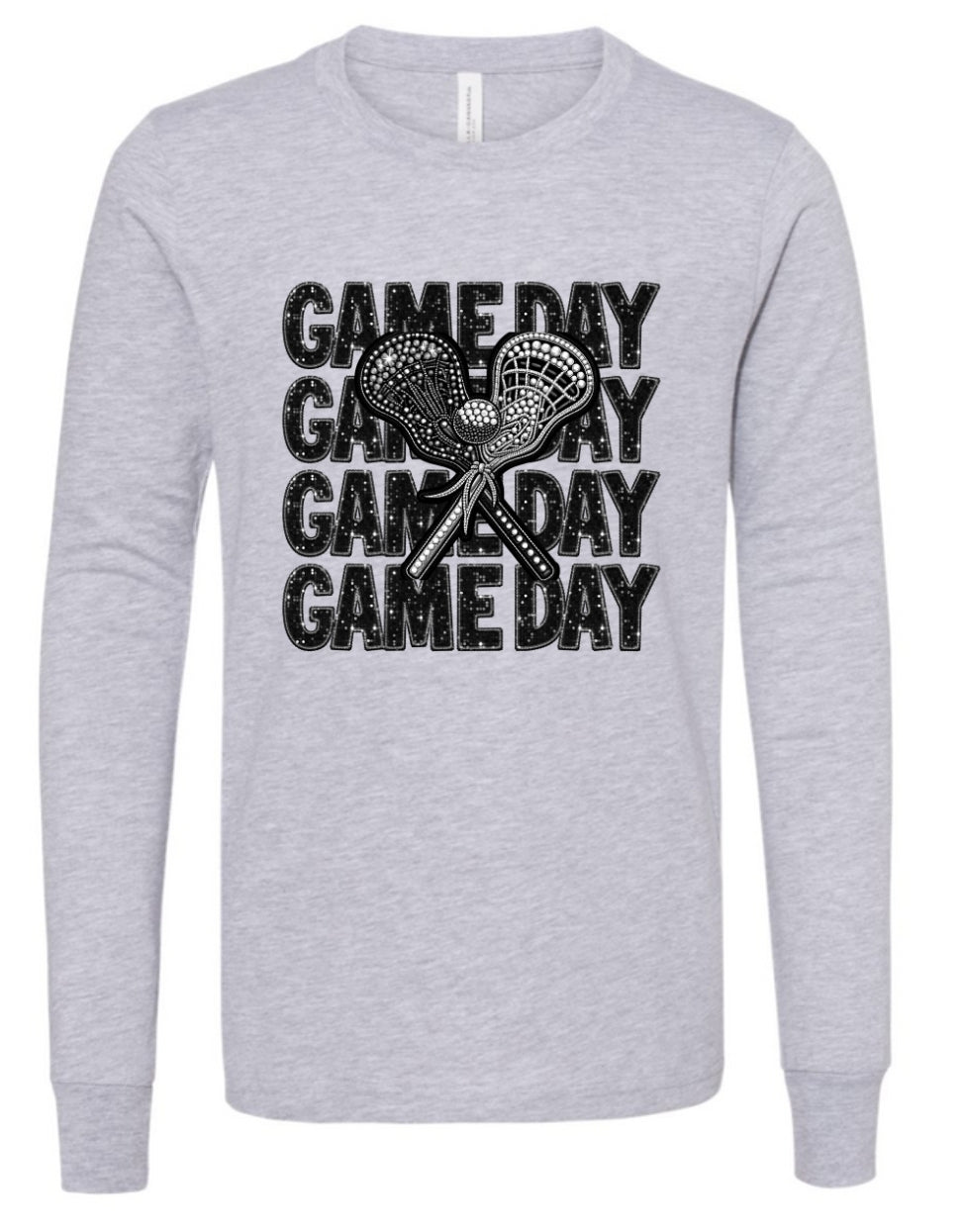 Game Day Sequin Long Sleeve Tee