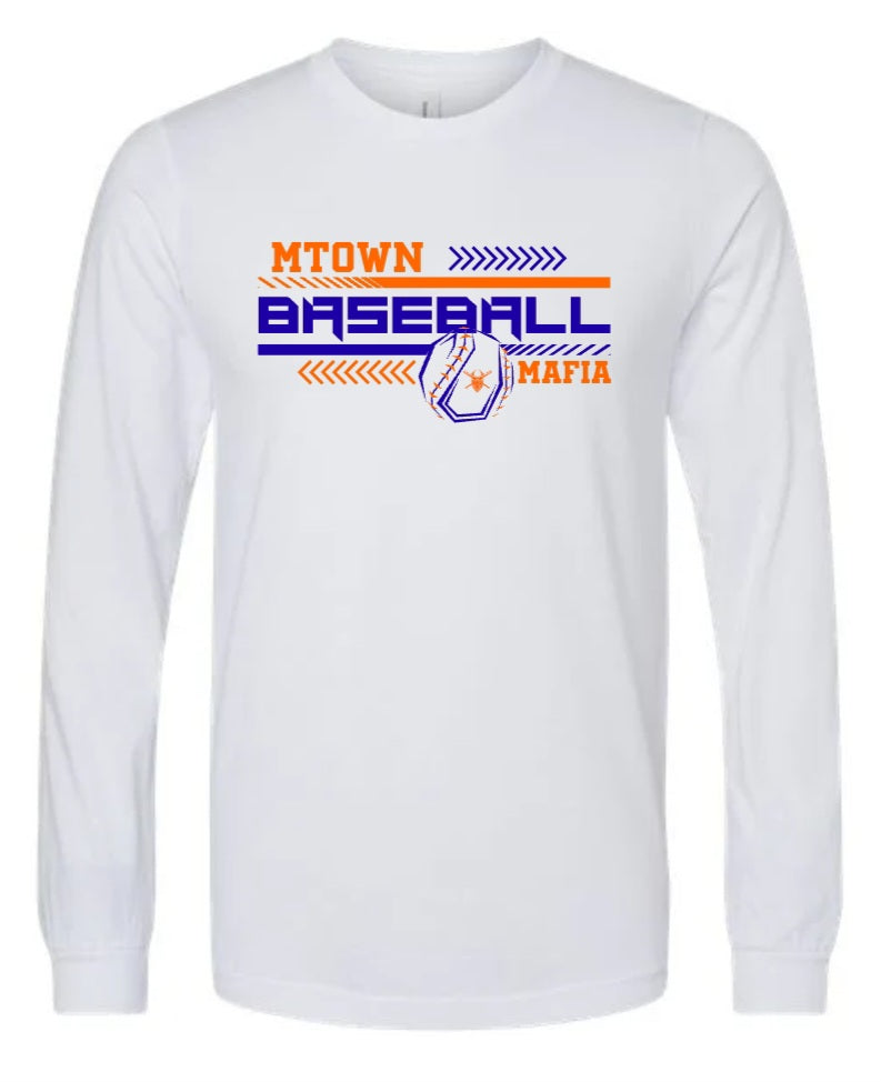 Mtown Mafia Baseball Line Long Sleeve