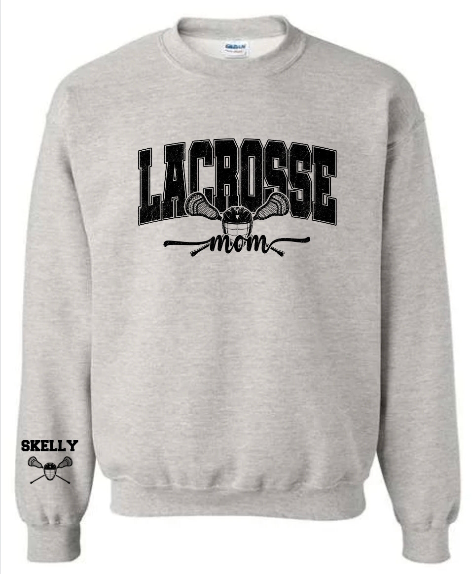 Lacrosse mom with name on sleeve