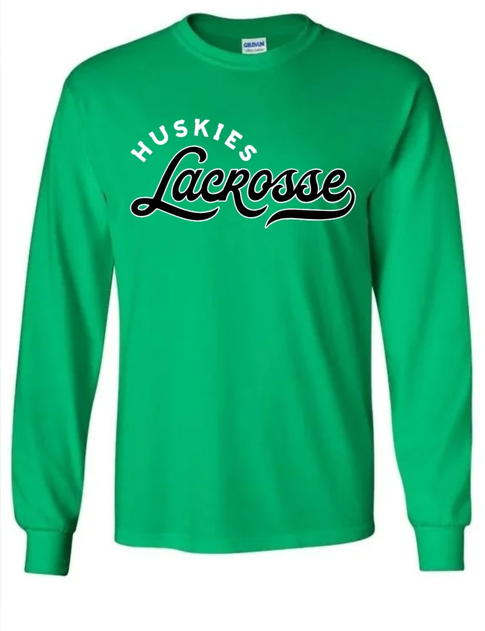 North Huskies Cursive Long Sleeve