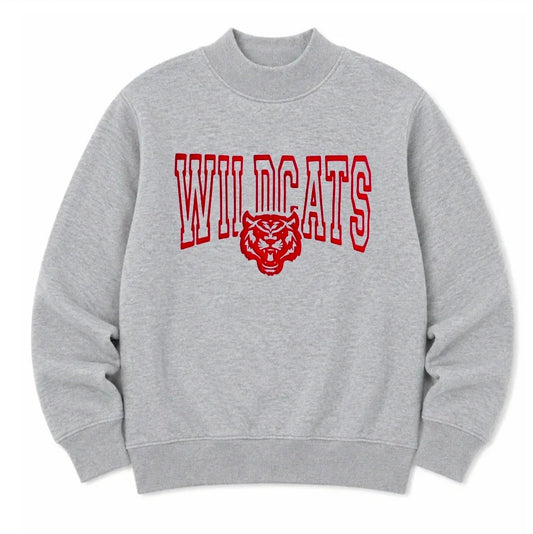 Mater Dei Wildcats Mock Neck Puff-PREORDER PICKUP EARLY SEPT