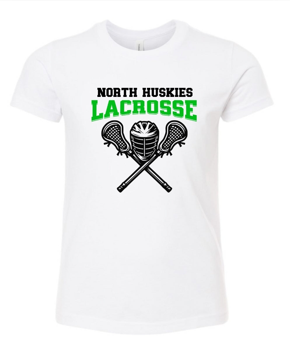 North Lacrosse Helmet and Sticks Tee