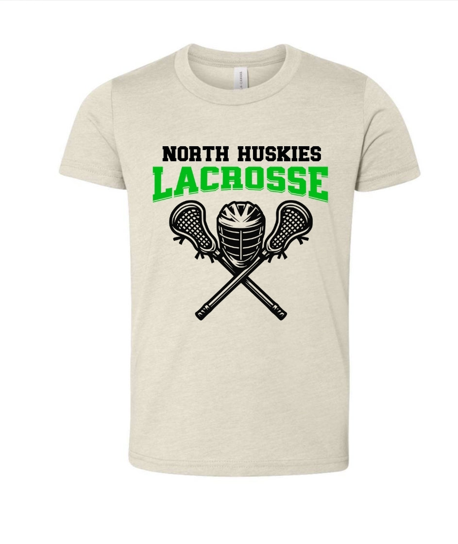 North Lacrosse Helmet and Sticks Tee