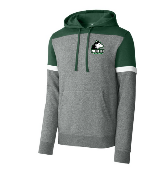 North Huskies Dog Logo Halftone Hoodie