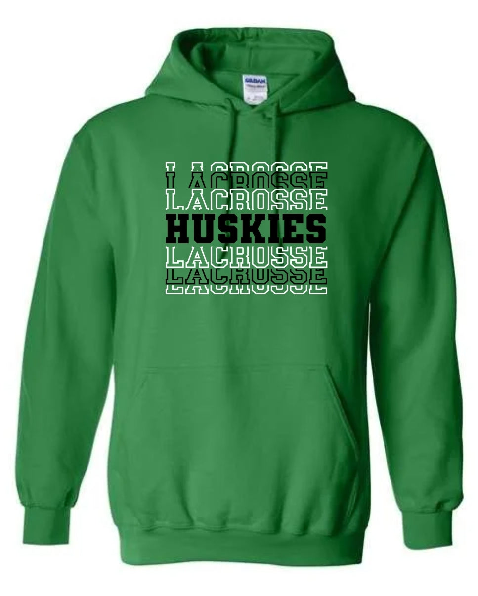 North Huskies Stacked Hoodie