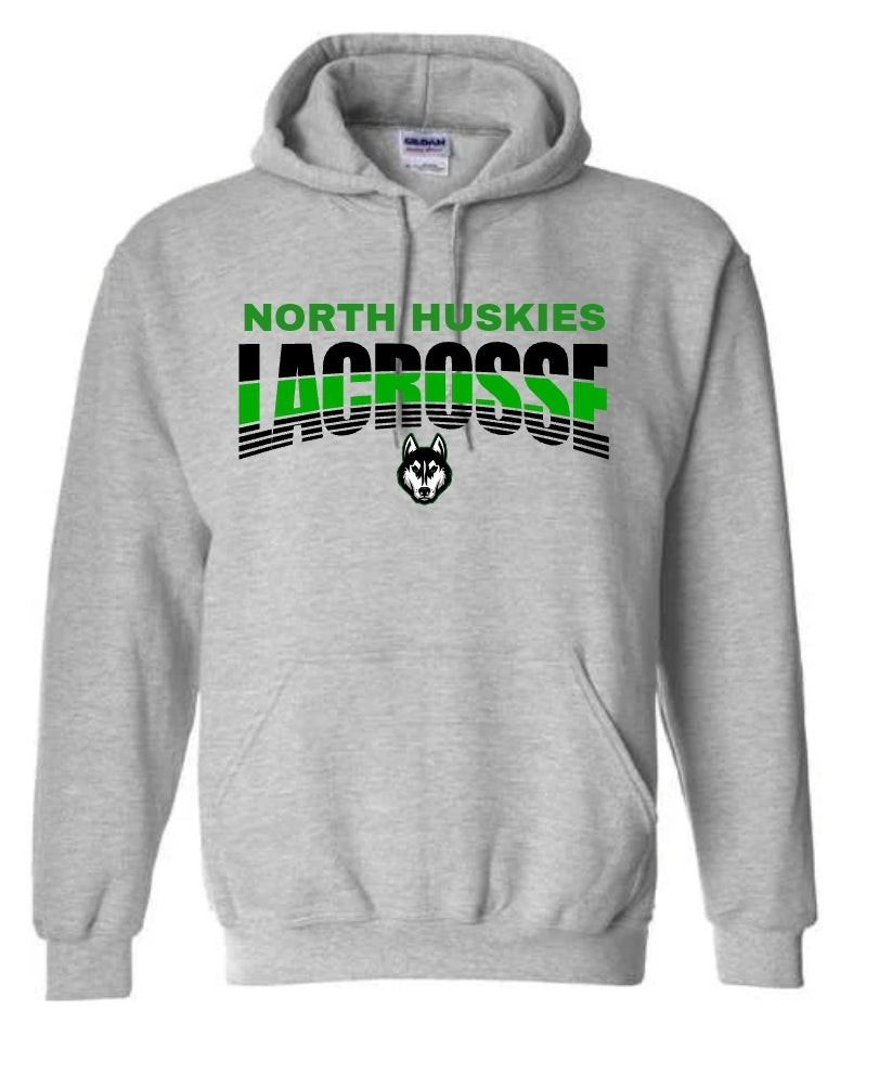 North Huskies Curved Lined Hoodie