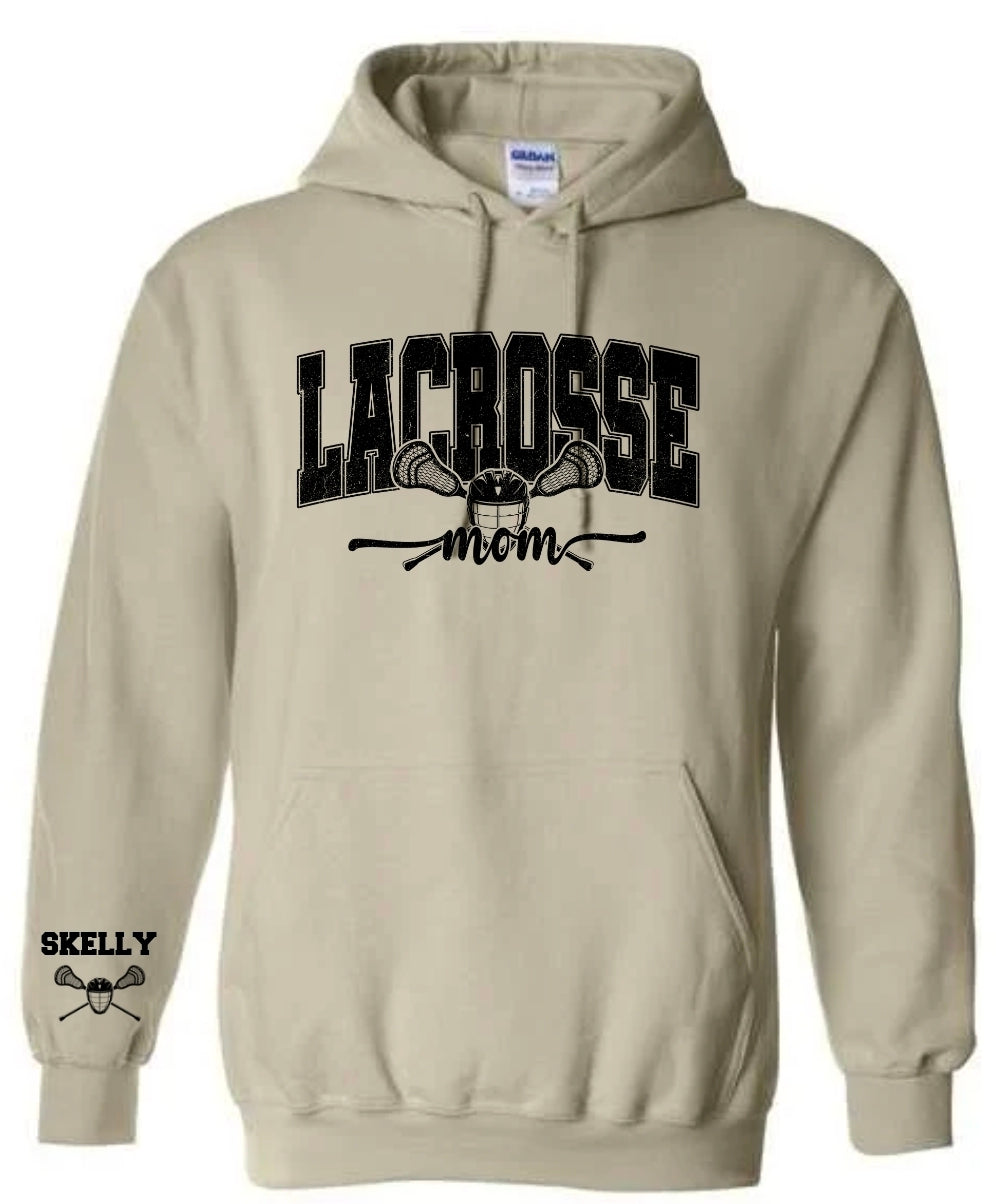 Lacrosse mom with name on sleeve
