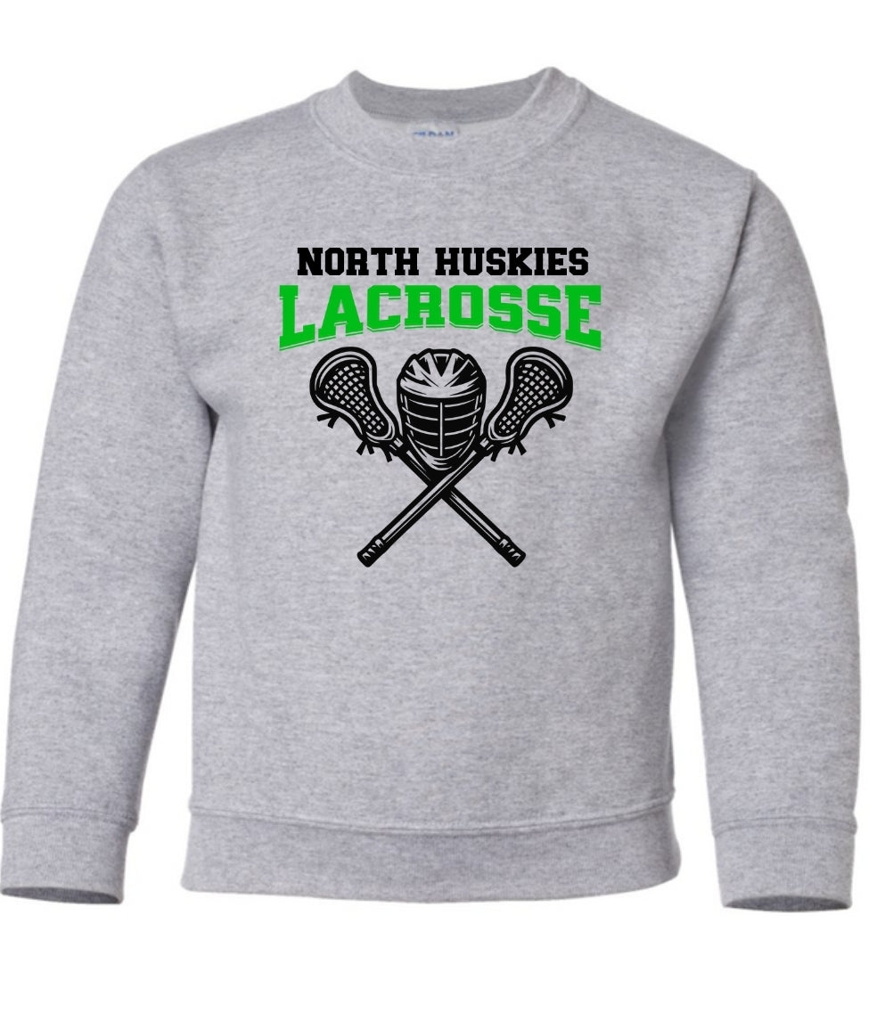North Lacrosse Helmet and Sticks Sweatshirt