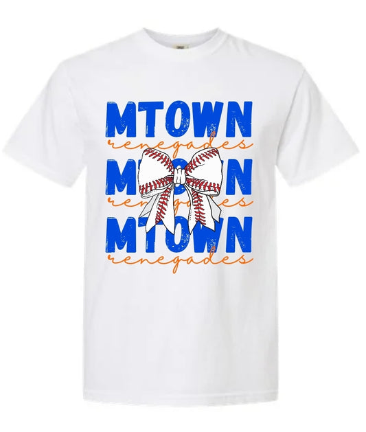 MTown Renegades Bow Tee