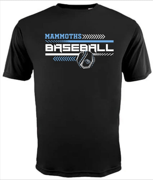Mammoths Baseball Line Tee