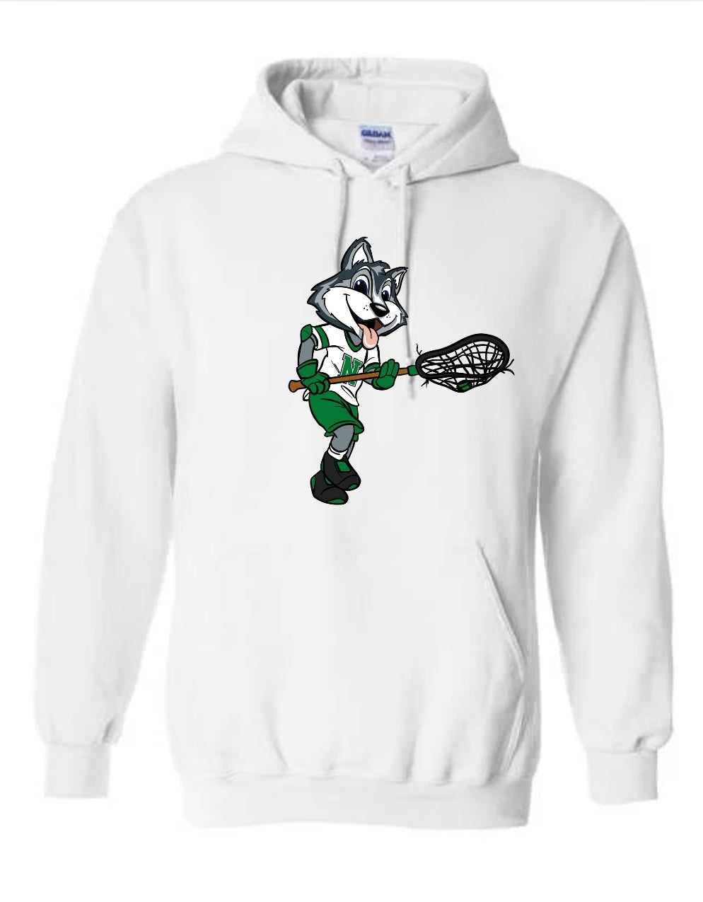 Huskies Lacrosse Dog Hoodie