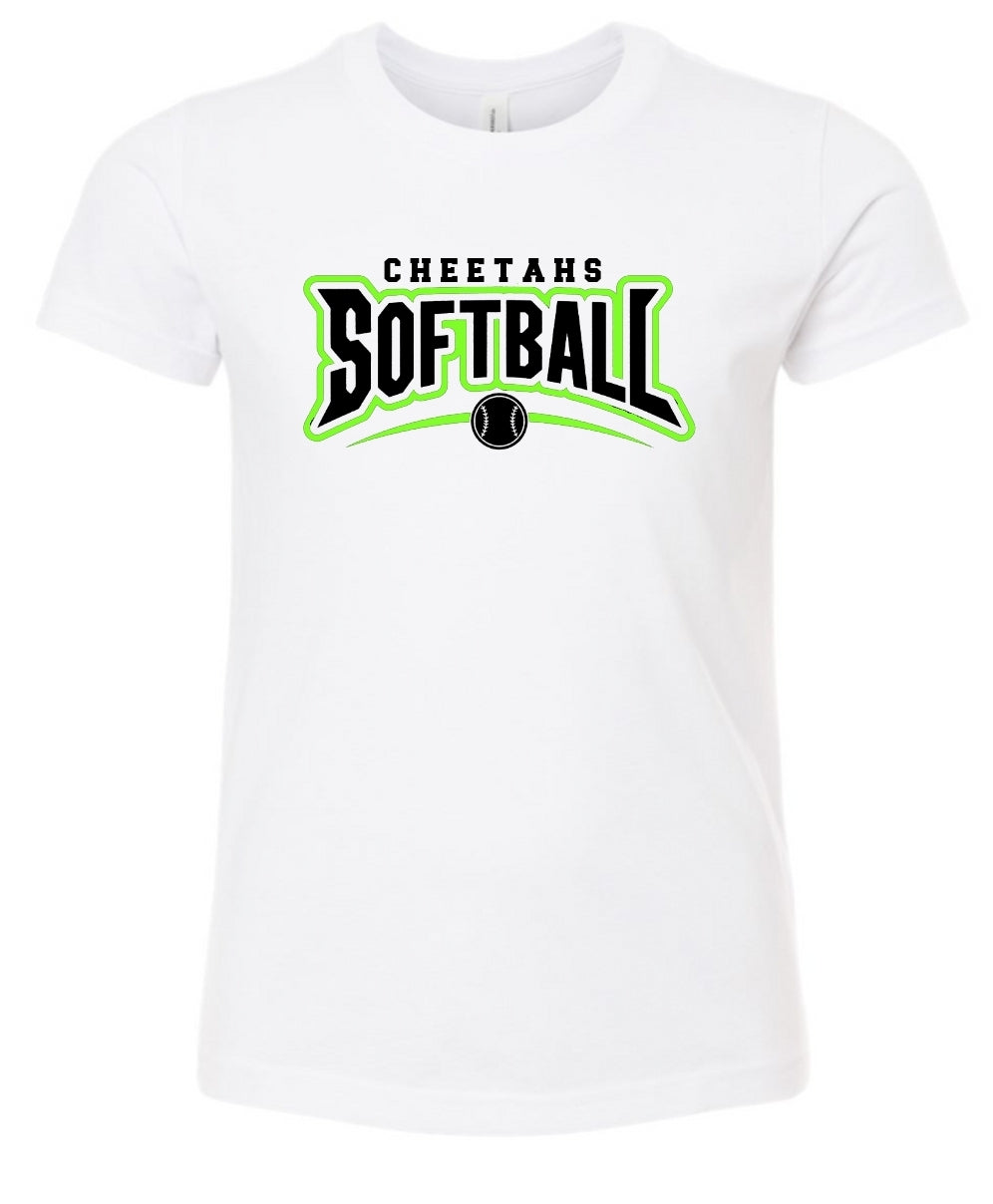 Cheetah Softball Tee