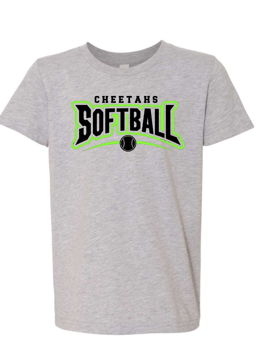 Cheetah Softball Tee