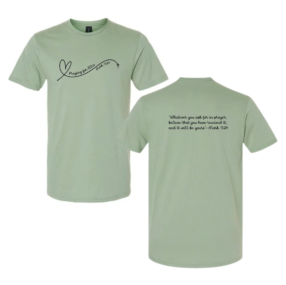 Praying for Ella Adult Tee