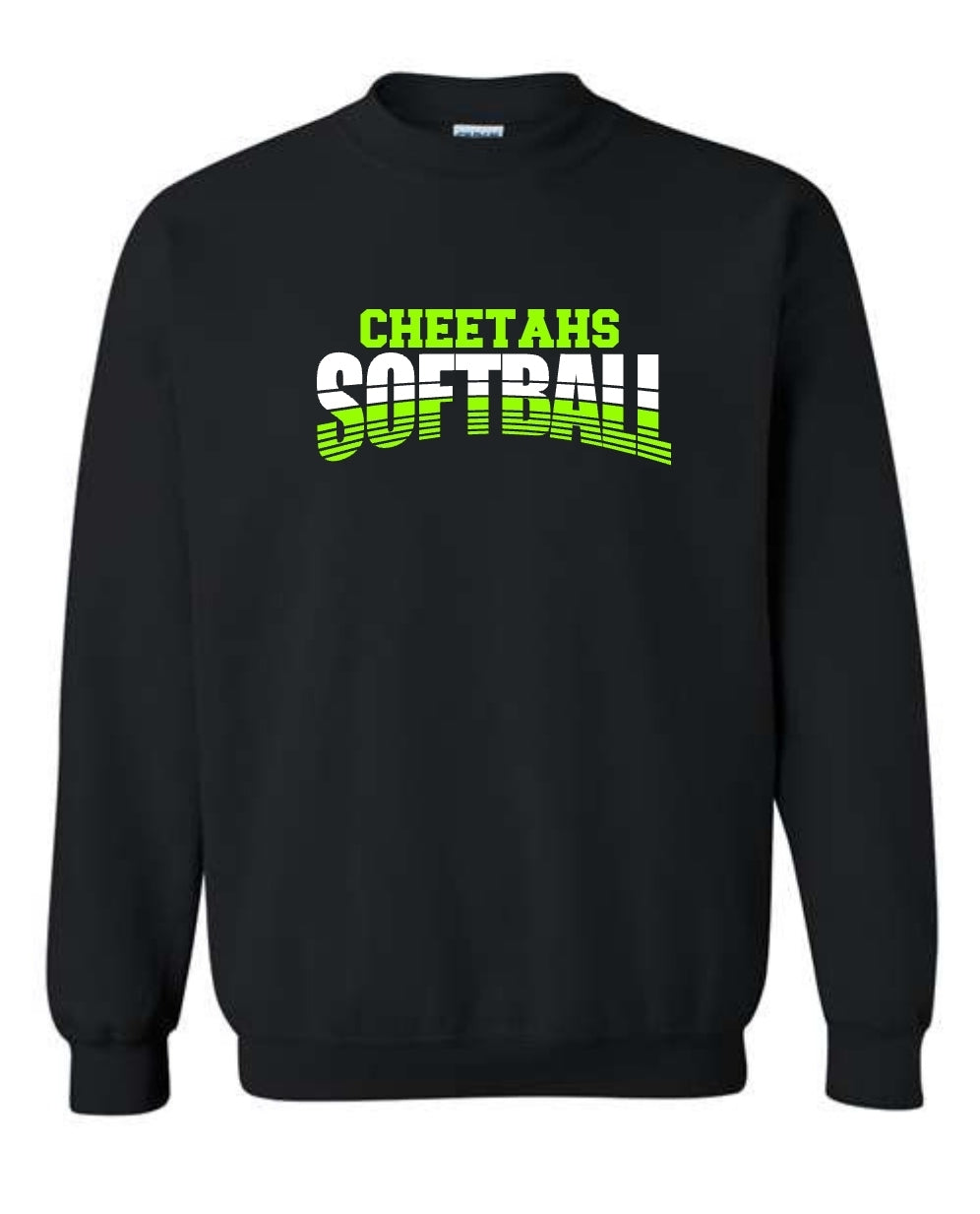 Cheetahs Softball Design Sweatshirt-Hoodie