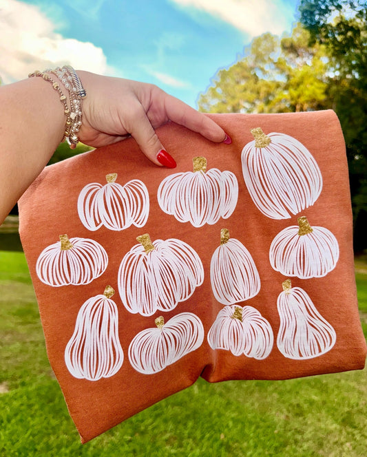 Pumpkin Gold Glitter