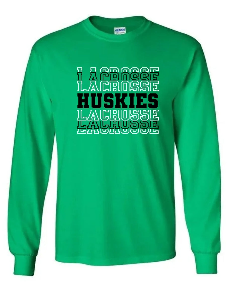 North Huskies Stacked Long Sleeve