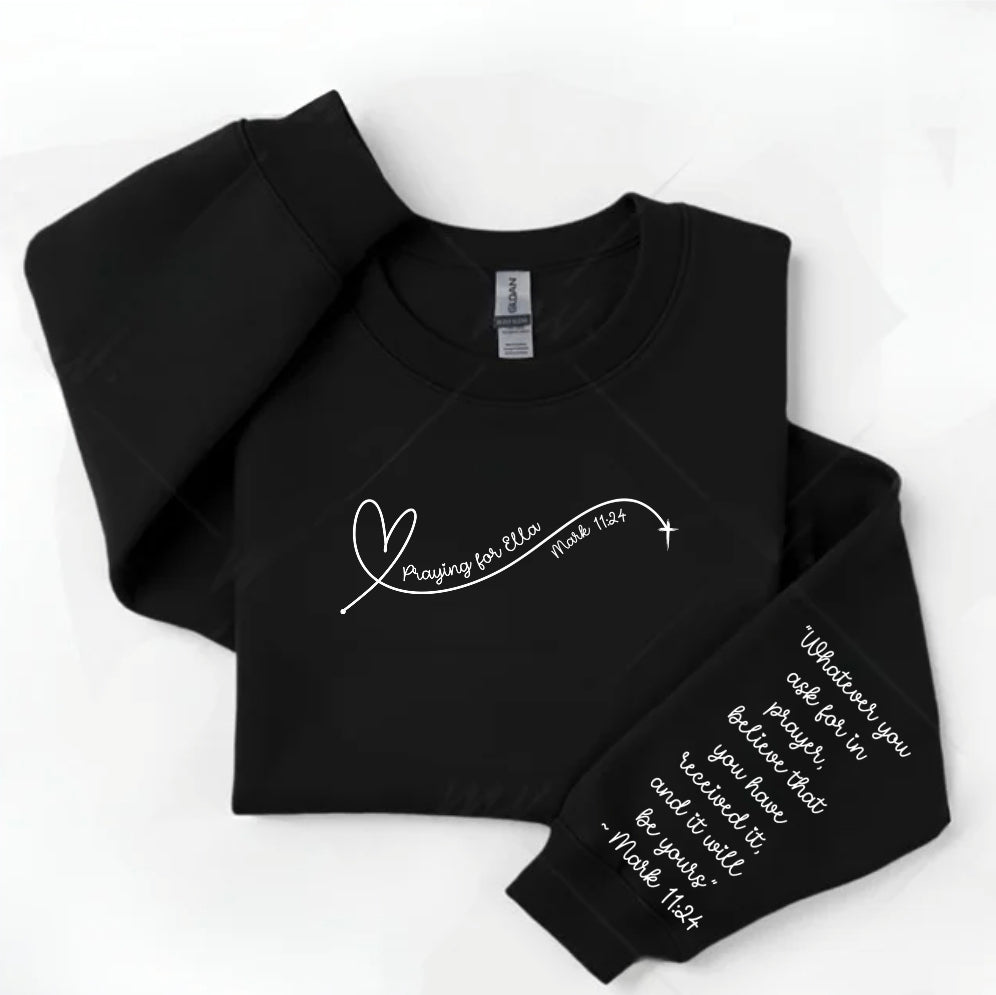 Praying for Ella Sweatshirt-TODDLER YOUTH