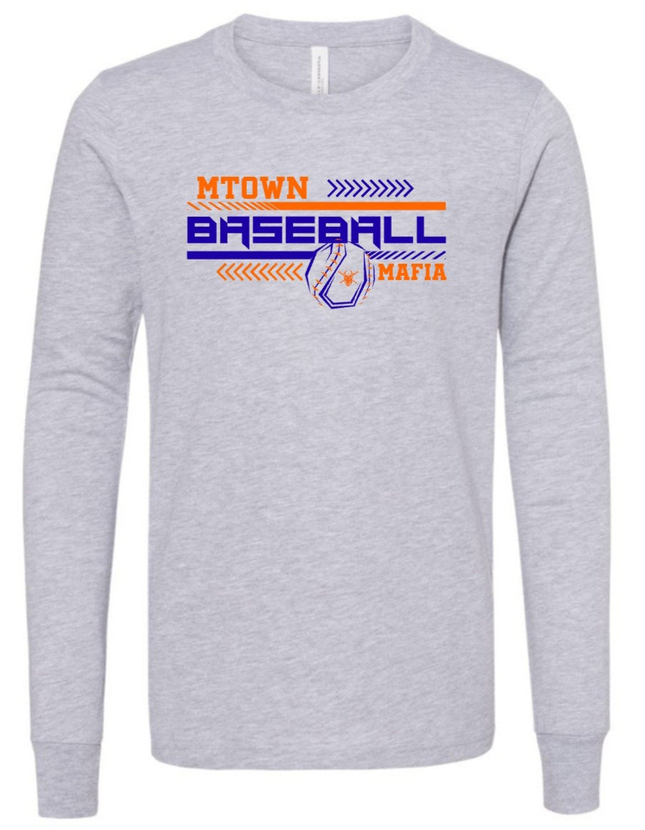 Mtown Mafia Baseball Line Long Sleeve