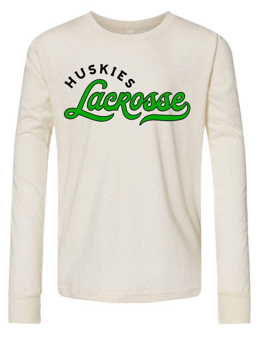 North Huskies Cursive Long Sleeve