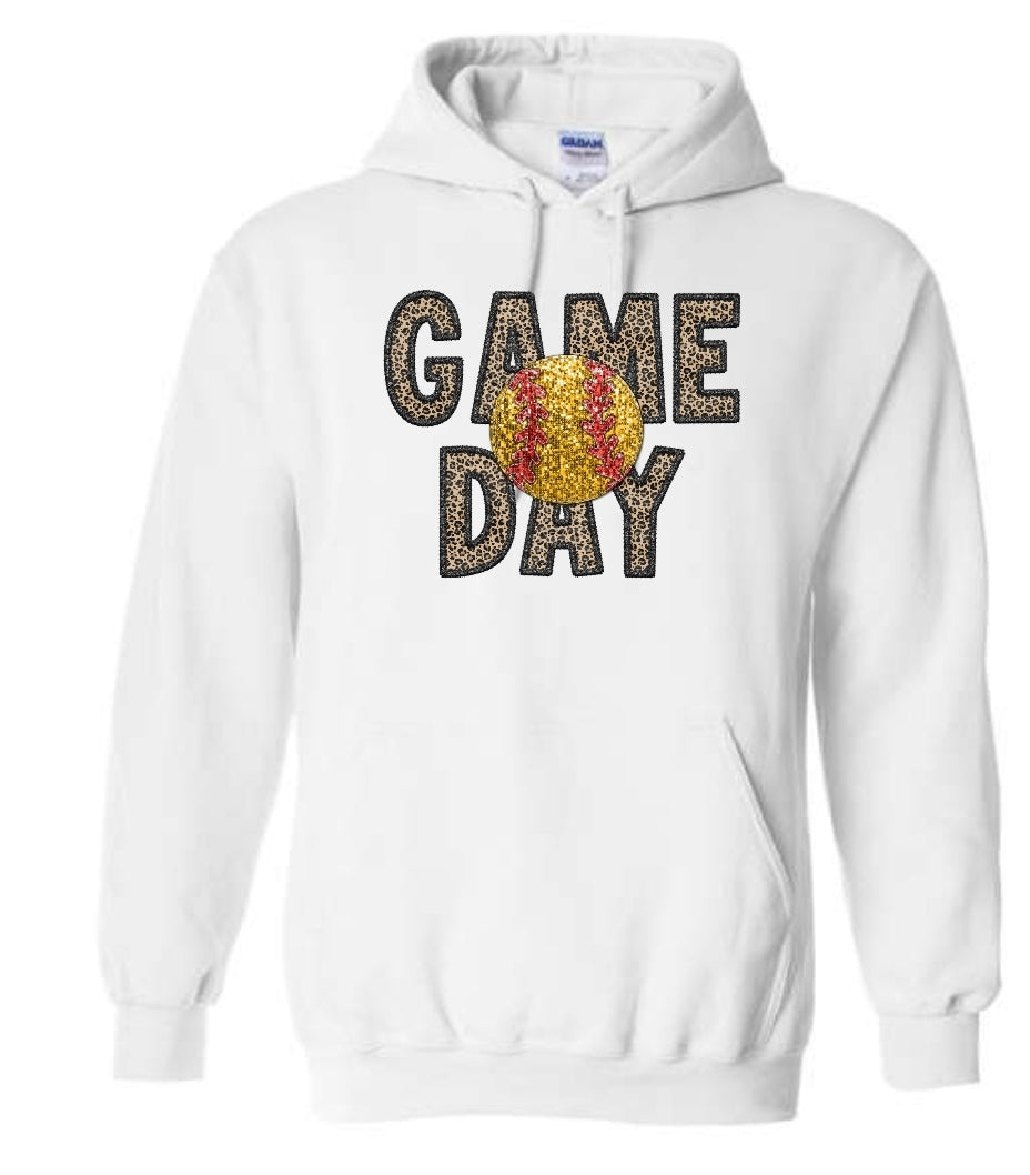 Softball Game Day Sweatshirt-Hoodie