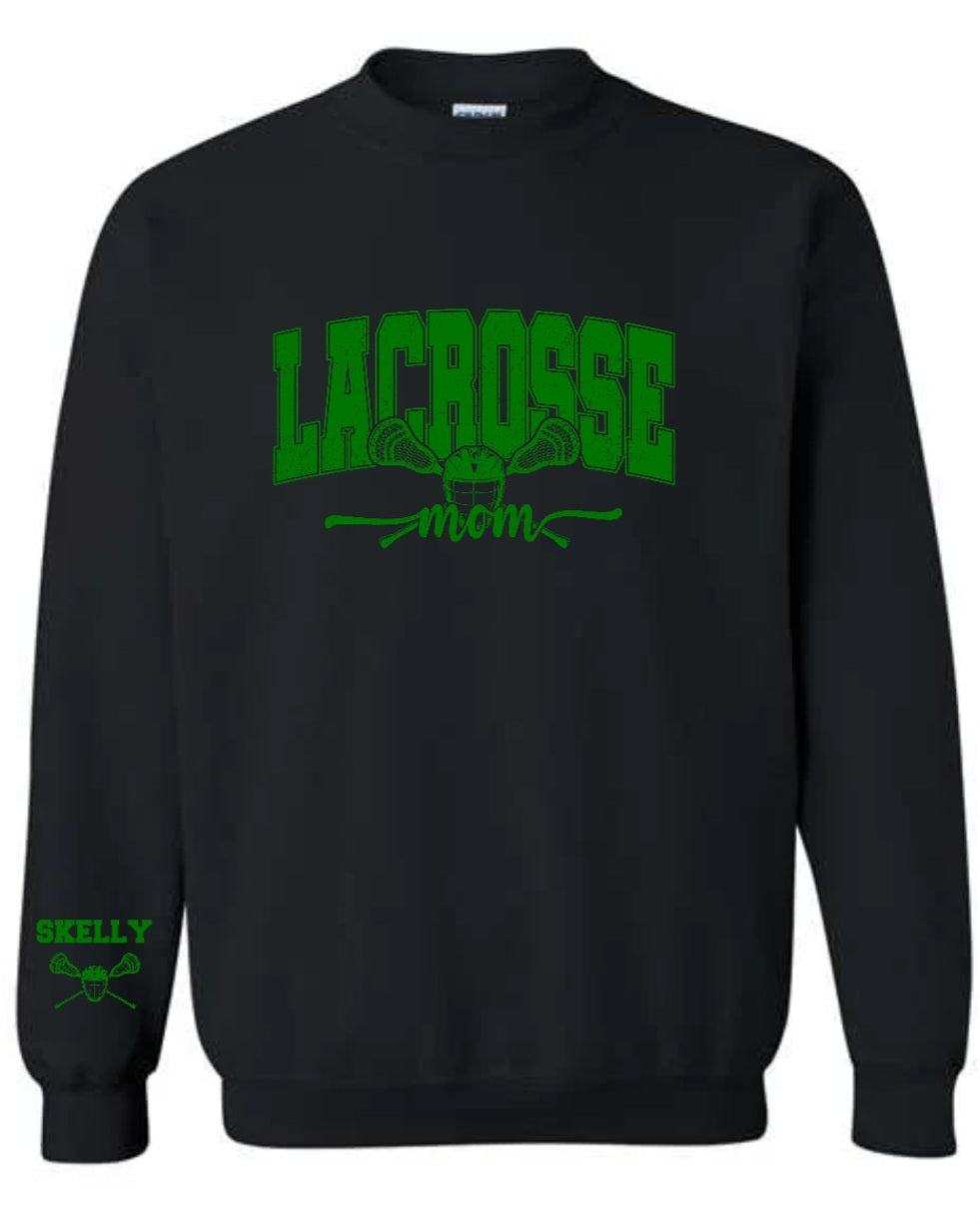 Lacrosse mom with name on sleeve