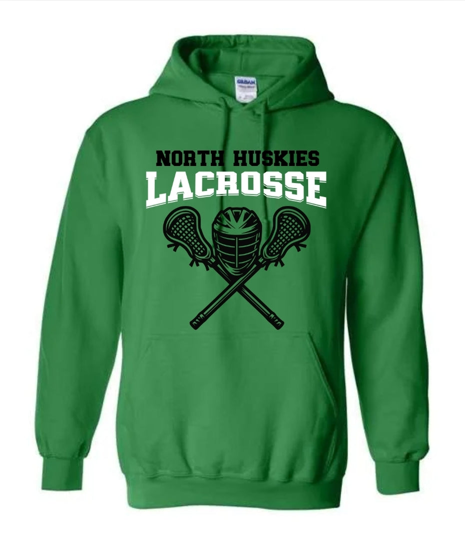 North Lacrosse Helmet and Sticks Hoodie