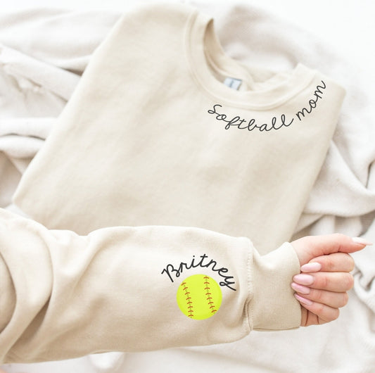 Softball Mom Sweatshirt