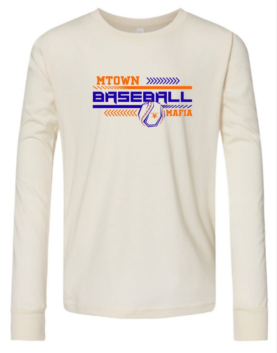 Mtown Mafia Baseball Line Long Sleeve