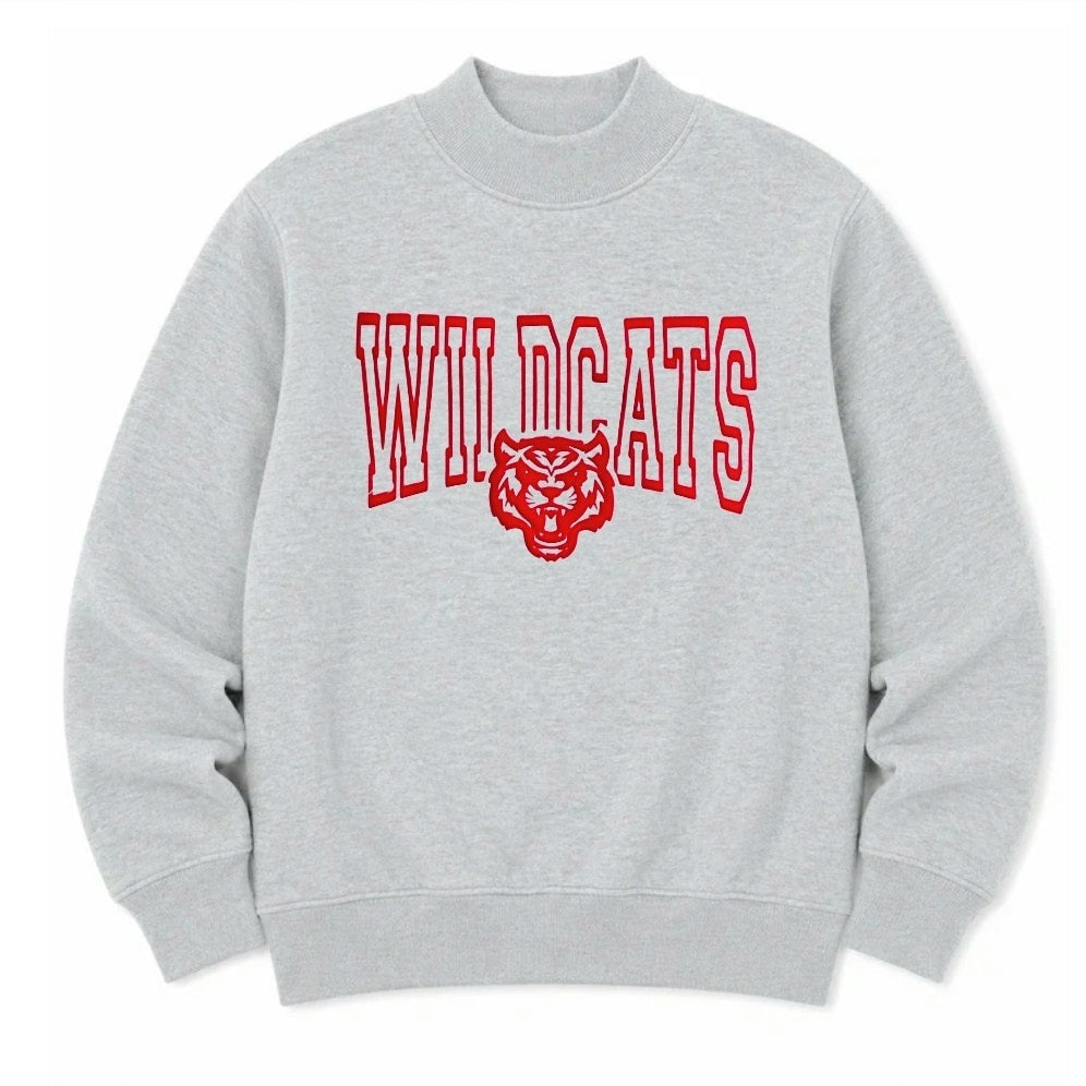 Mater Dei Wildcats Mock Neck Puff-PREORDER PICKUP EARLY SEPT