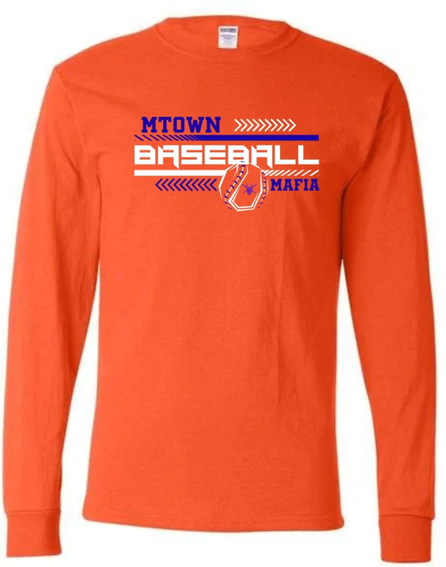 Mtown Mafia Baseball Line Long Sleeve
