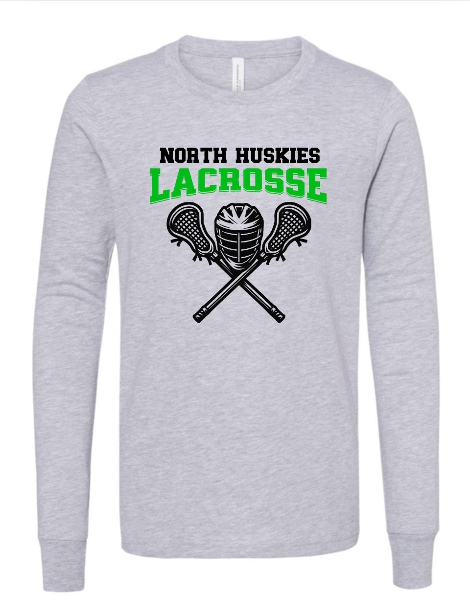 North Lacrosse Helmet and Sticks Long Sleeve