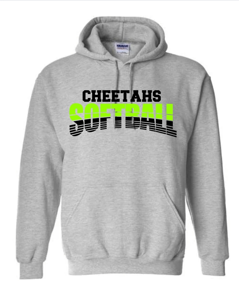 Cheetahs Softball Design Sweatshirt-Hoodie