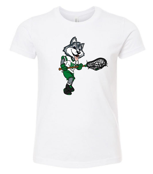 Huskies Lacrosse Dog Tee