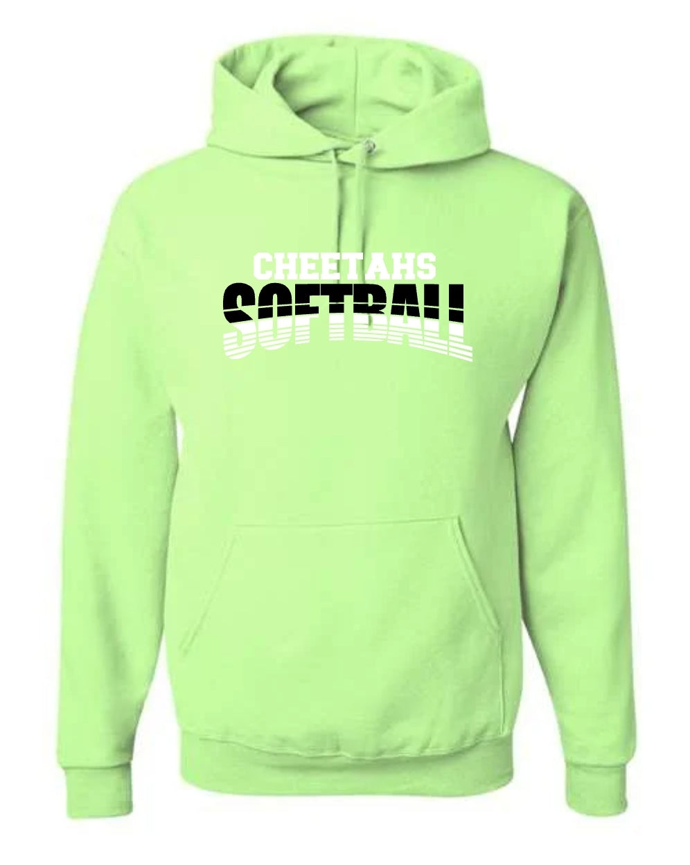 Cheetahs Softball Design Sweatshirt-Hoodie