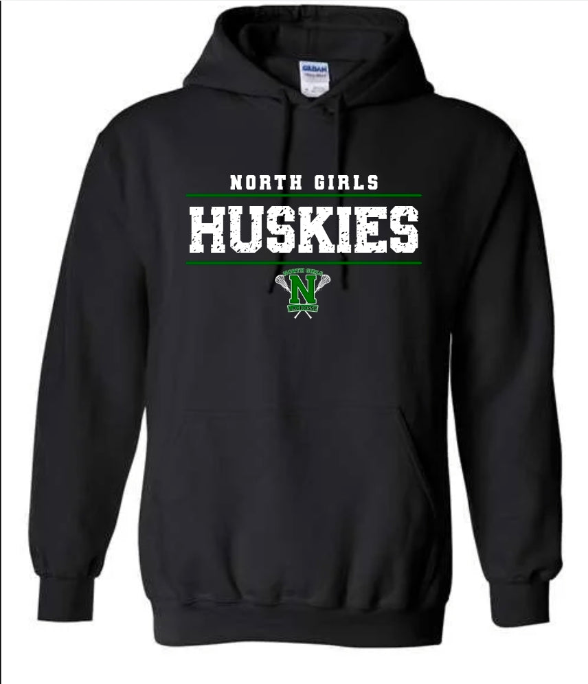 North Girls Huskies with girls Logo