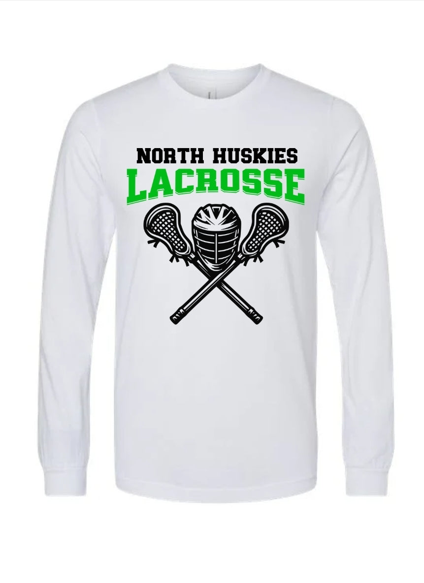 North Lacrosse Helmet and Sticks Long Sleeve