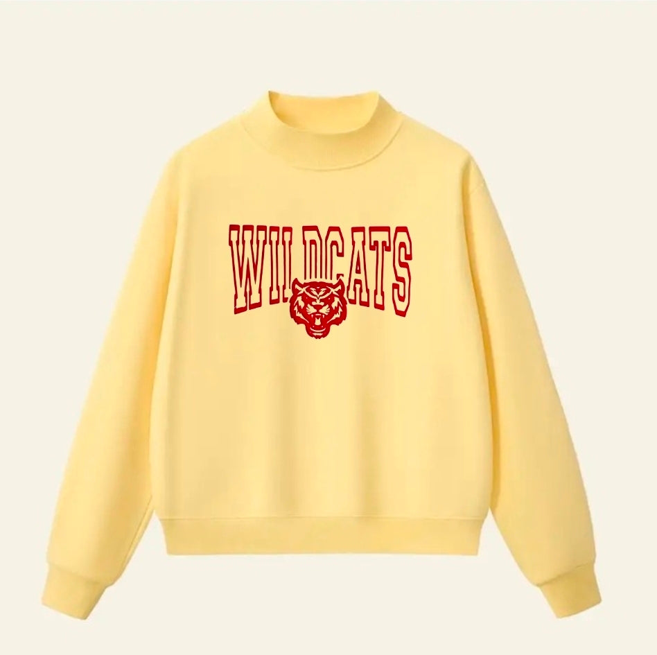 Mater Dei Wildcats Mock Neck Puff