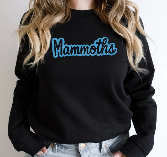 Mammoths Dotted background Sweatshirt