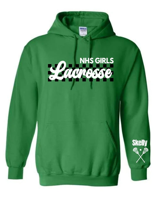 North Lacrosse Checkered Hoodie