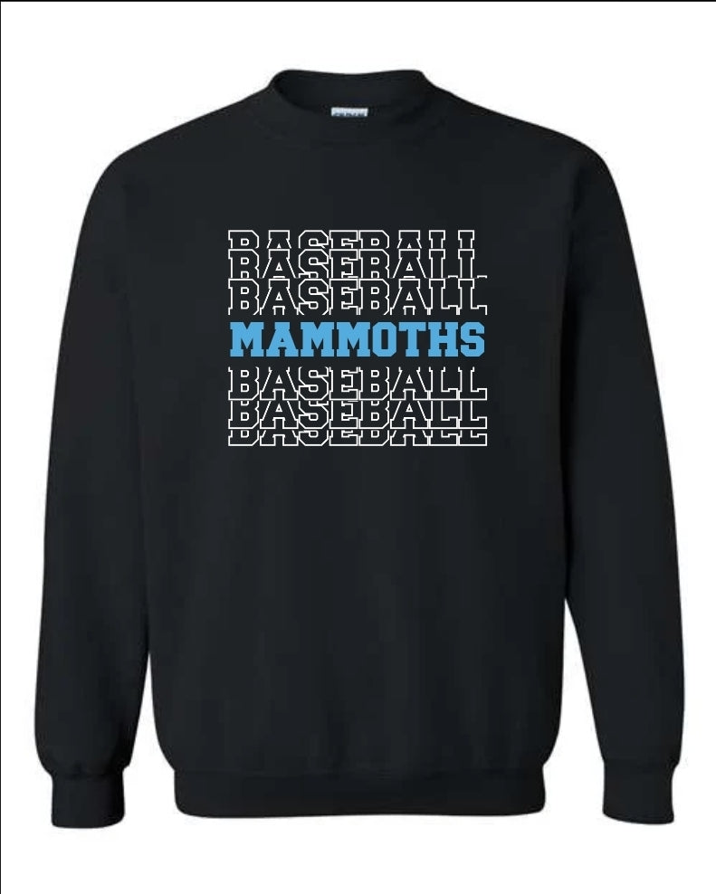 Mammoth Baseball stacked Sweatshirt